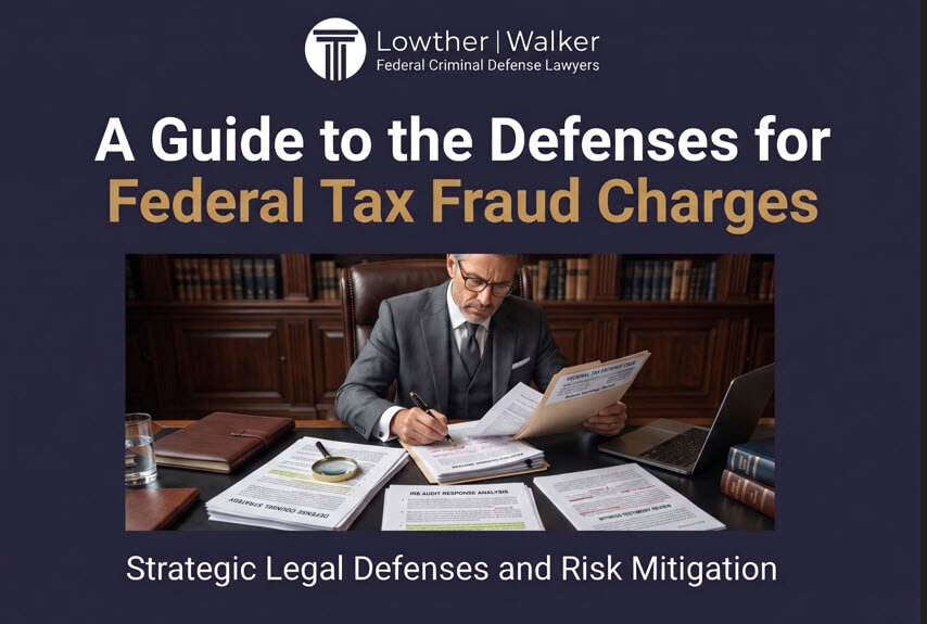 Federal Tax Fraud Defenses Guide Blog Title Card