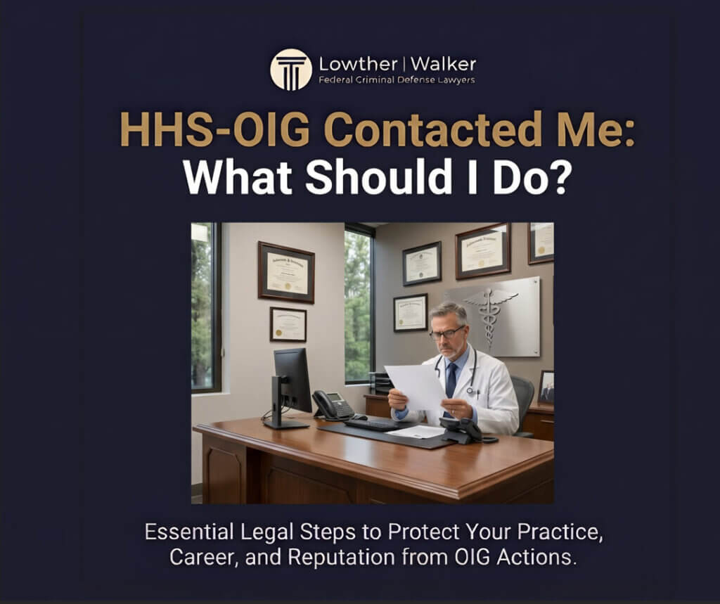 HHS-OIG Steps to Take After Contact