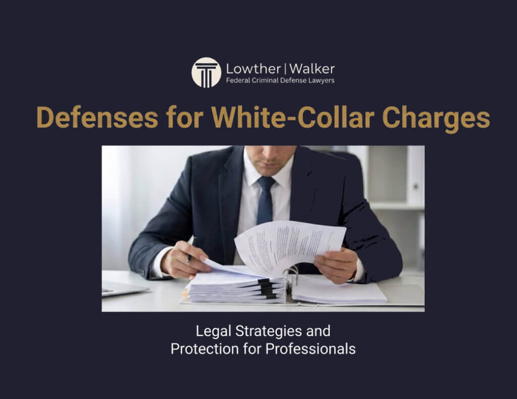 Defenses for white collar crimes